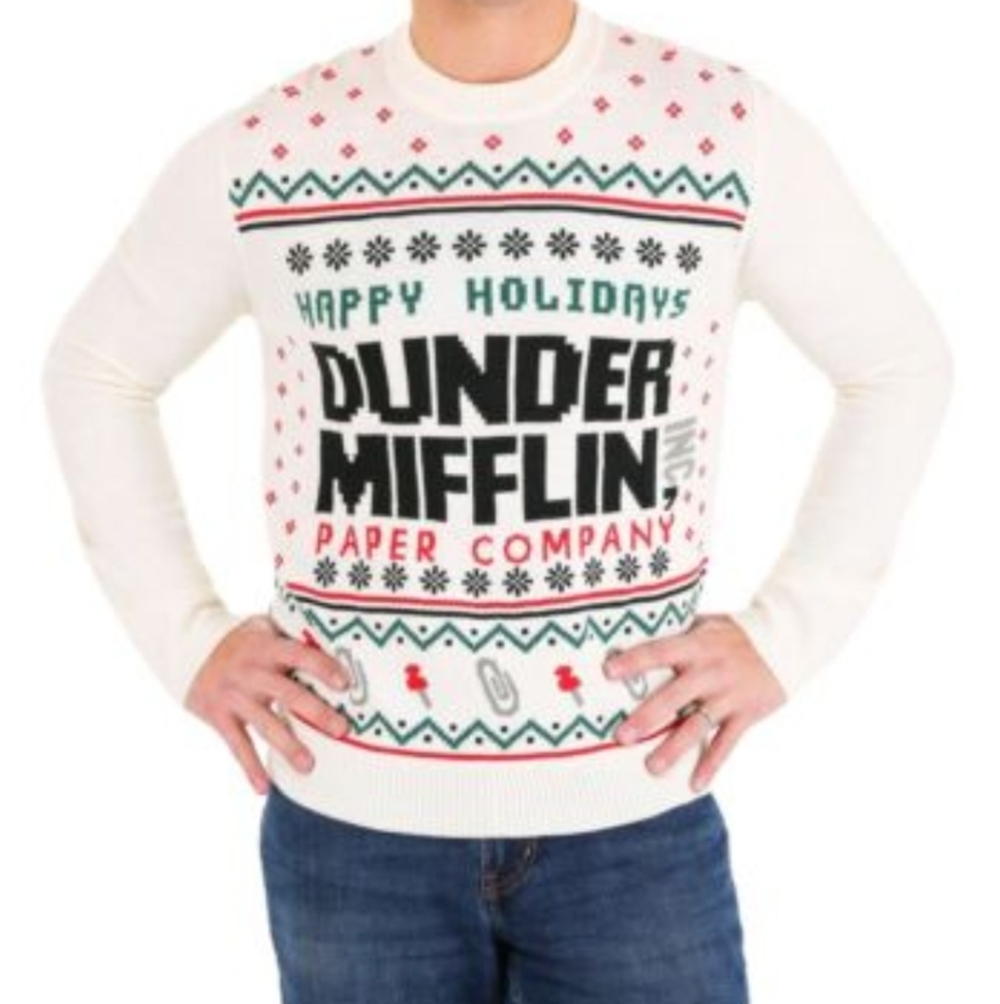 The Office Dunder Mifflin Ugly Christmas Sweater S
